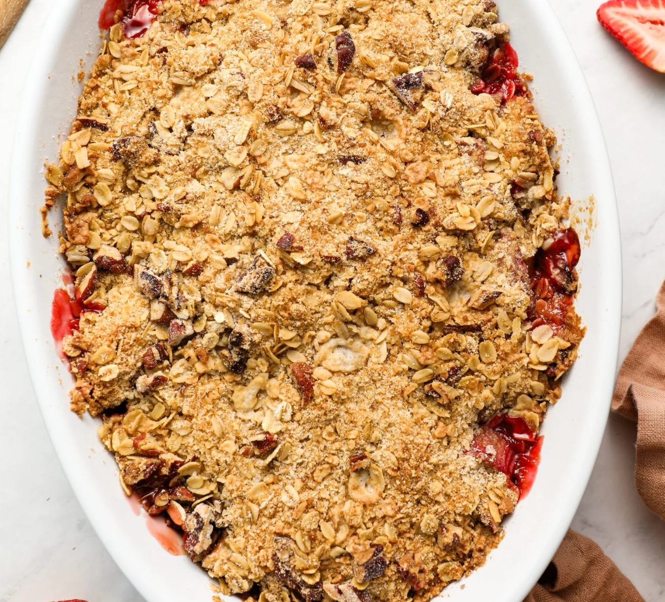 Strawberry Rhubarb Crisp